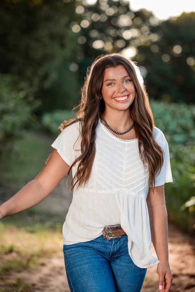Senior portrait by Amber Karrels Photography in Southwest Michigan