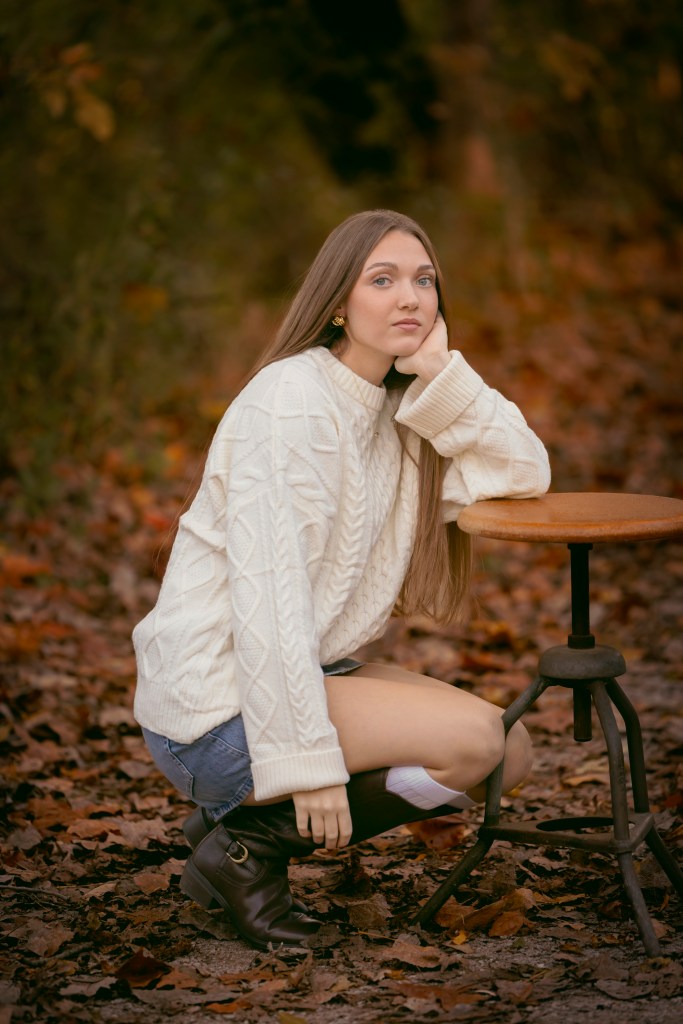 fall season senior photography berrien county michigan
